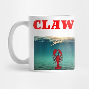 CLAWS (Jaws Parody) Novelty Graphic Mug